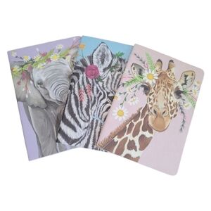 New OCS Flower Crown Savannah  3 Pack Lined Pages Notebook